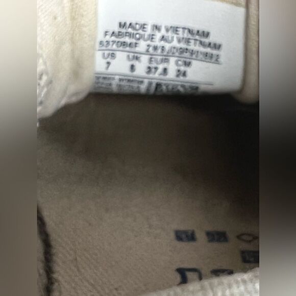 Converse Shoreline Slip-On Shoe Womens 7 White Chuck Taylor 537084F Sneaker - Picture 9 of 9